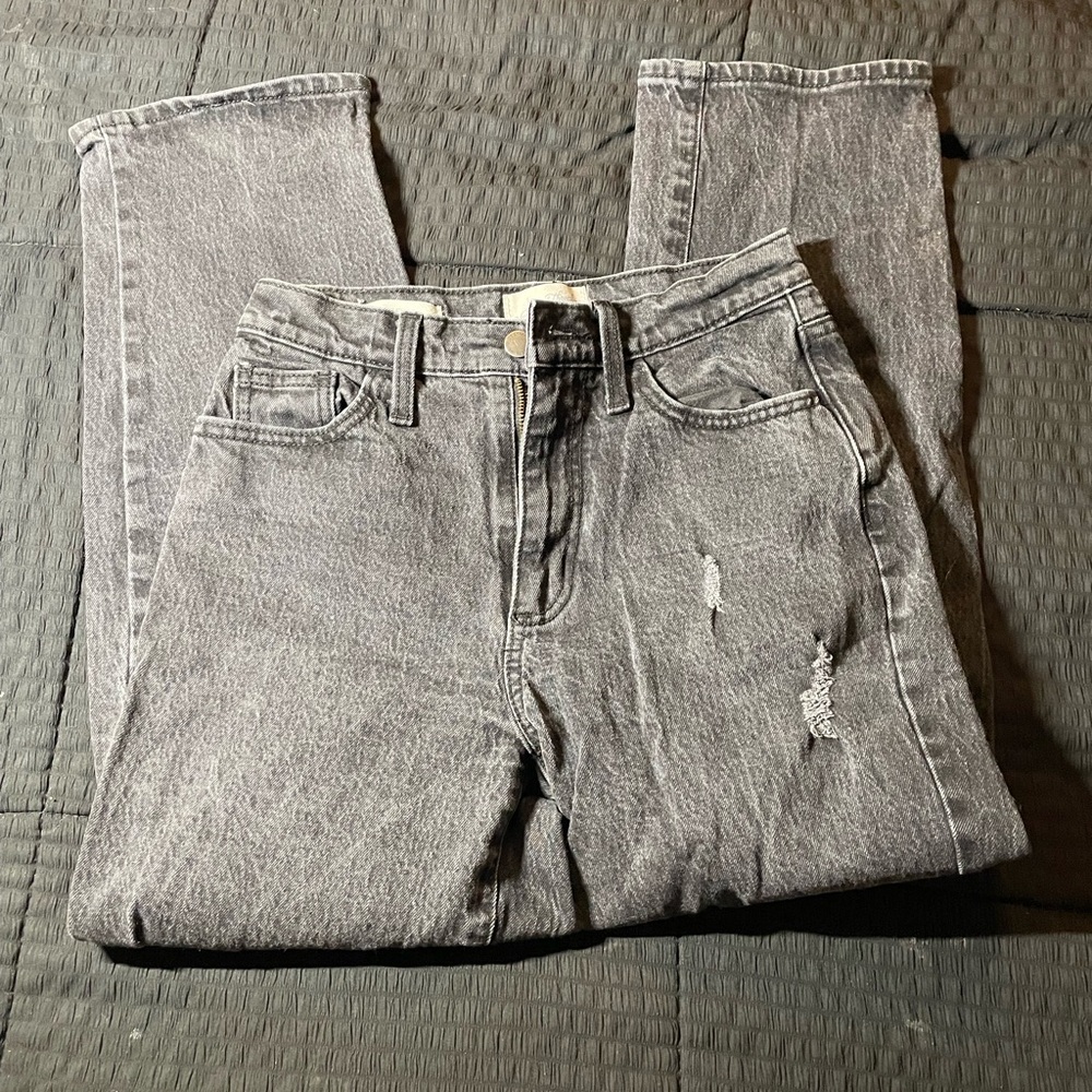 Universal Thread Washed Black High-Rise Jeans